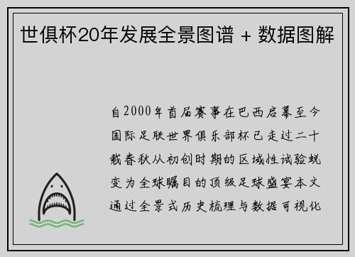 世俱杯20年发展全景图谱 + 数据图解